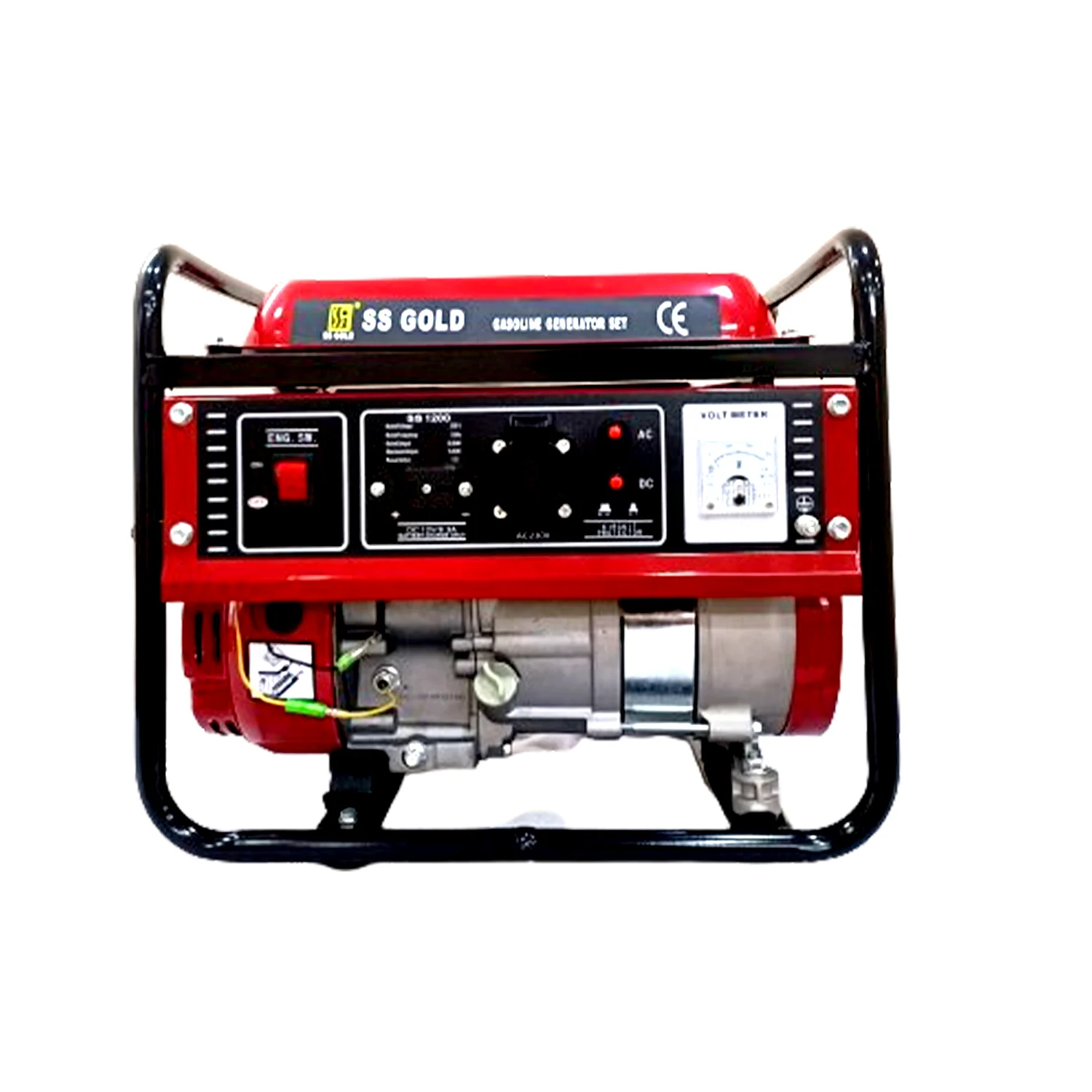 SS1200 Portable Petrol Generator 1200W Peak / 1000W Running, 230V 50Hz, Manual Start, Low Noise, Fuel Efficient