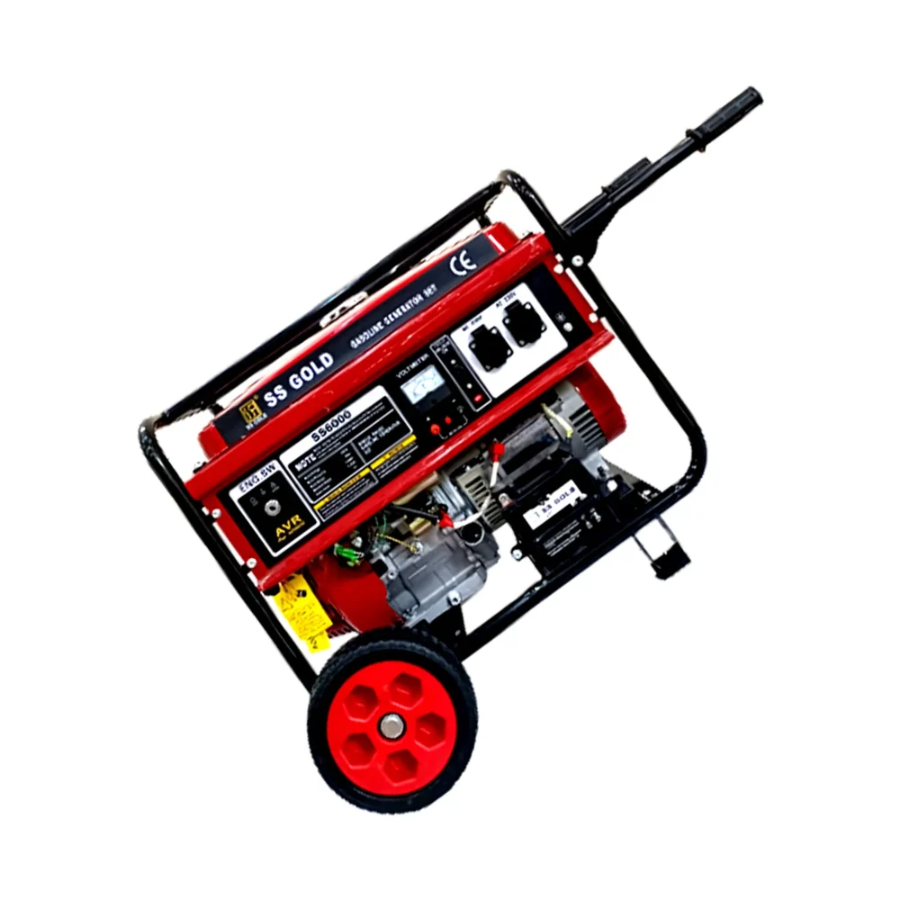 SS6000 Petrol Generator 5500W Peak | 5000W Running | Electric Start | 420cc Engine | Eco Mode | Heavy Duty Power Backup