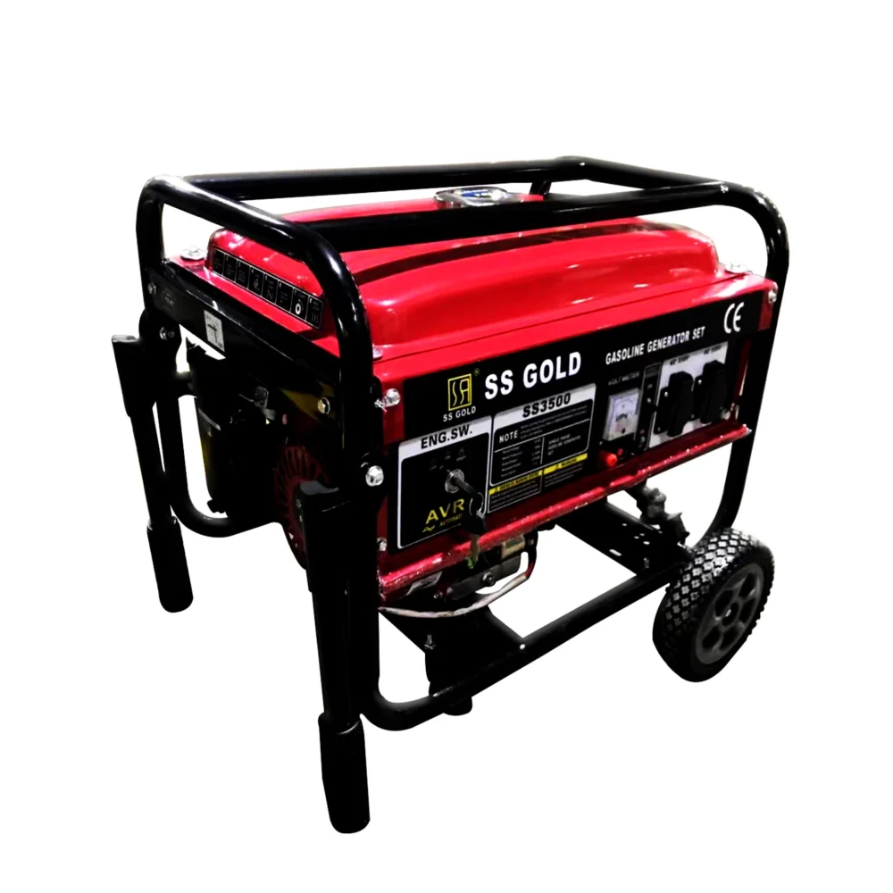 SS3500 Portable Petrol Generator 3200W Peak | 3000W Running | Electric & Manual Start | 208cc Engine | Eco Mode