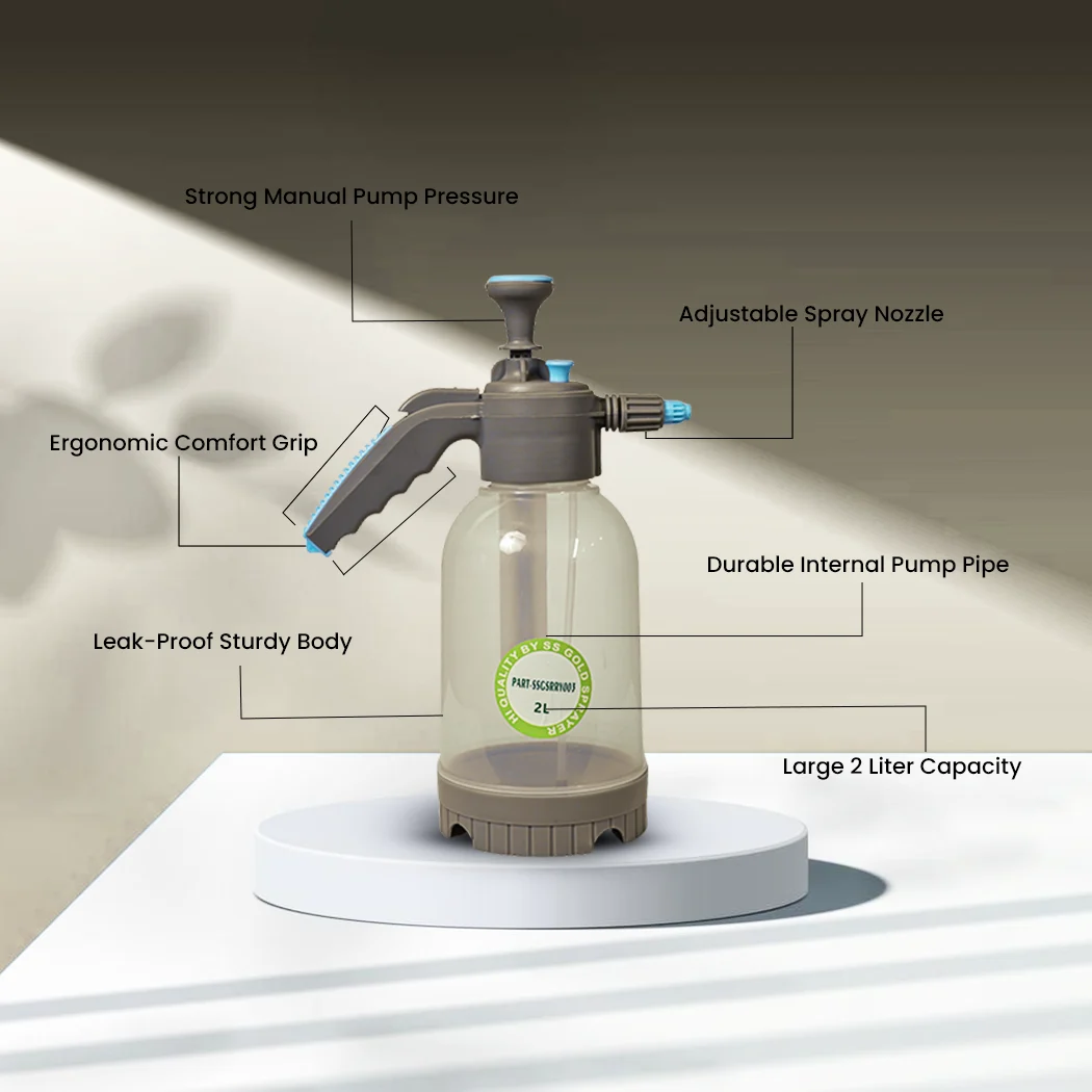 Bottle Sprayer Kranti – 2 Litre Manual Handheld Pressure Sprayer - Image 2