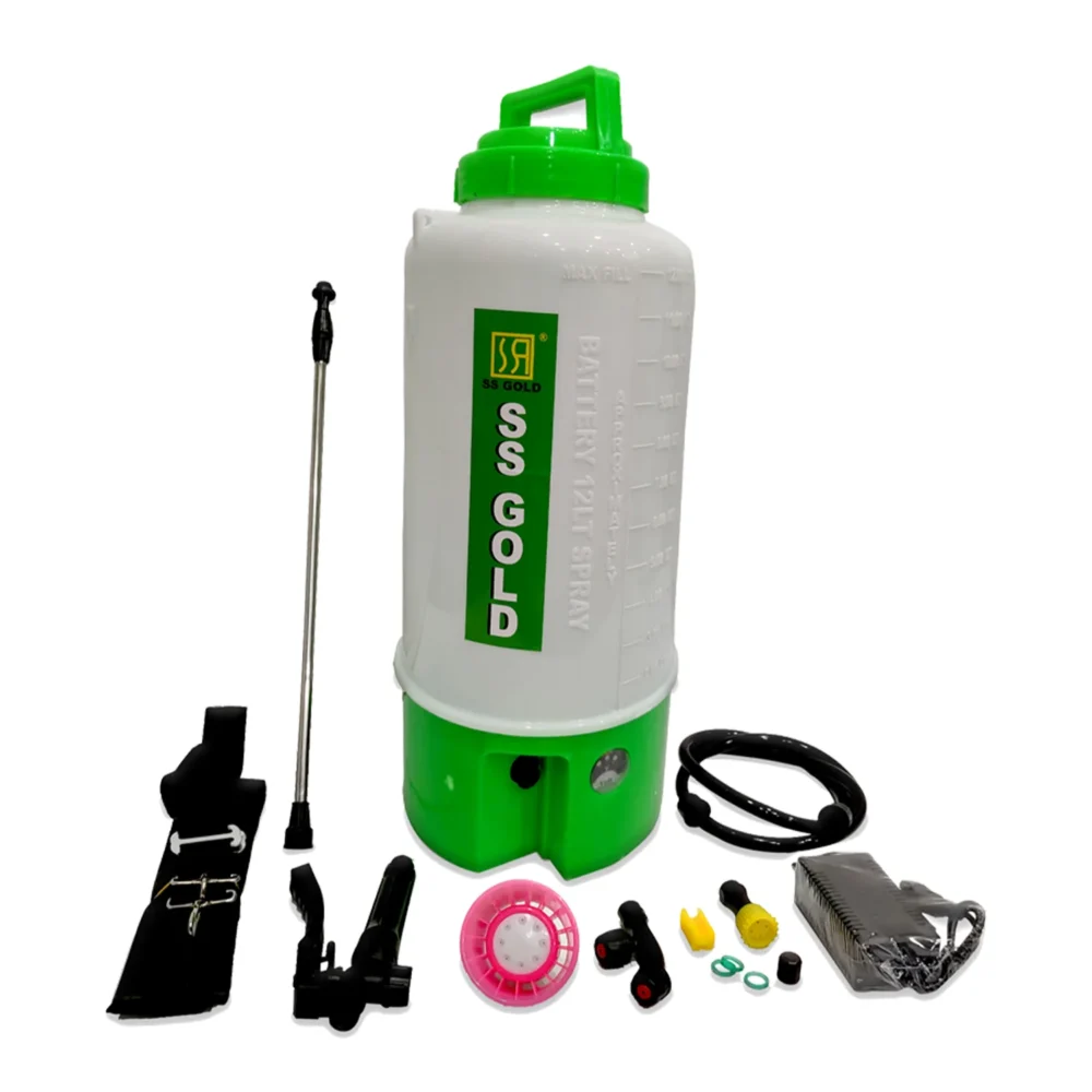 SS GOLD SSGSRRY029 Knapsack Sprayer SSGOLD8AH – 12 Litre | 12V 8AH Battery Sprayer