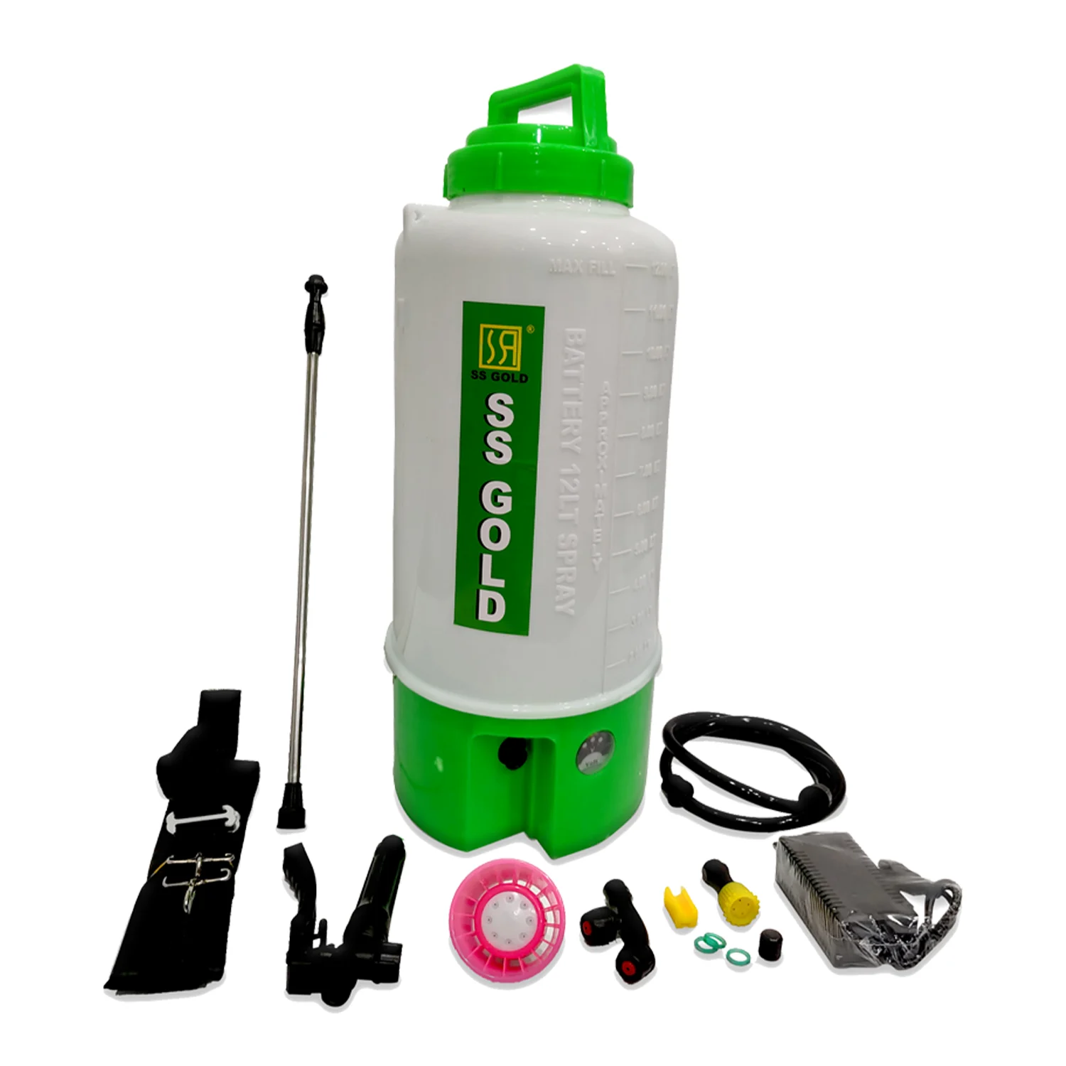 SS GOLD SSGSRRY029 Knapsack Sprayer SSGOLD8AH – 12 Litre | 12V 8AH Battery Sprayer