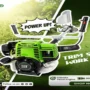 SS GOLD petrol brush cutter machine with a powerful 2-stroke engine, designed for efficient grass cutting, weed removal, and farm maintenance.