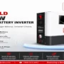 SS GOLD 1.4KW Lithium Inverter with integrated LiFePO4 battery, Pure Sine Wave output, solar charging support, and up to 12 years battery life for home, office, and shop power backup.