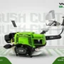 SS GOLD green petrol brush cutter designed for efficient grass cutting, weed removal, and agricultural landscaping with a lightweight 9.5 kg design.