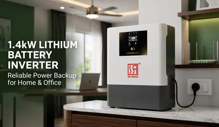 SS GOLD 1.4kW lithium battery inverter for home power backup