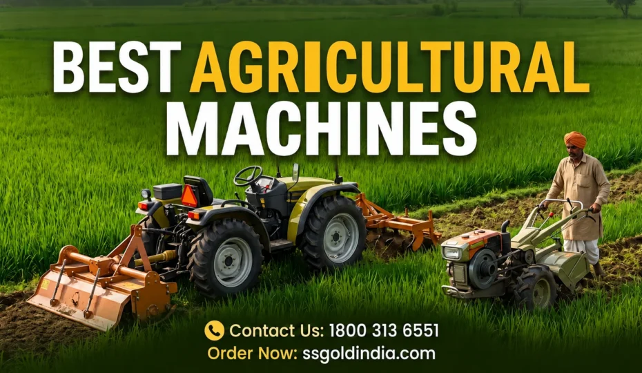 Best agricultural machines for small farmers in India 2026