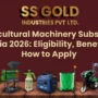 Agricultural machinery subsidy in India 2026 for farmers