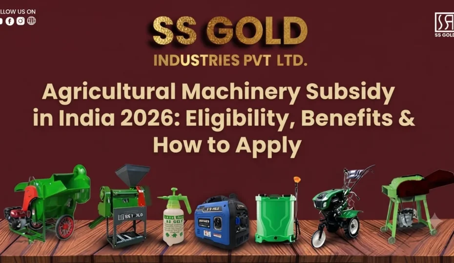 Agricultural machinery subsidy in India 2026 for farmers