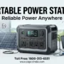 SS GOLD portable power station with solar panel for reliable backup power