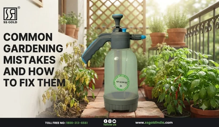 Common home gardening mistakes that can damage plants