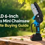 SS GOLD 6-Inch Cordless Mini Chainsaw for garden pruning and small branch cutting