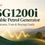 SS GOLD SSG1200i portable petrol generator with 1000W running and 1200W peak power