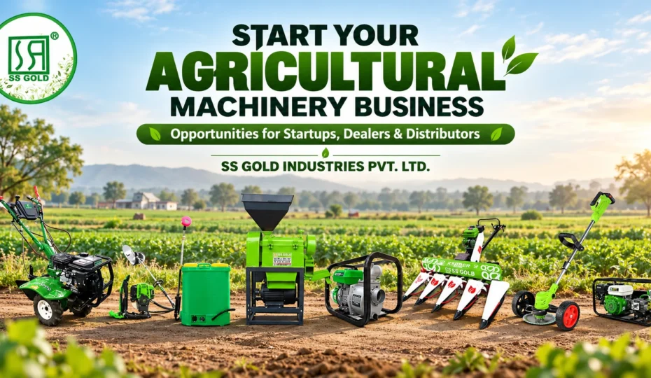 Agricultural machinery from SS Gold Industries for farming and agricultural business opportunities in India.